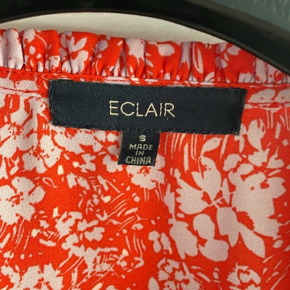 Red long sleeve blouse - Picture 2 of 7